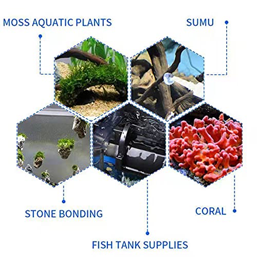 Xiaoyue Aquarium Glue,2 Pcs Safe And Quickdrying Aquascape Water Plant Glue For Corals Aquascaping Instant Glue For Plants, Moss, Coral, Stone, Wood,Coral, Nontoxic, Fresh And Salt Watergreen Color #TOP7