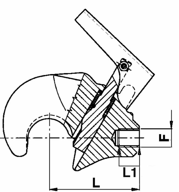 AMA Gancio Rapido Superiore Cat. III M27x2 per Trattori