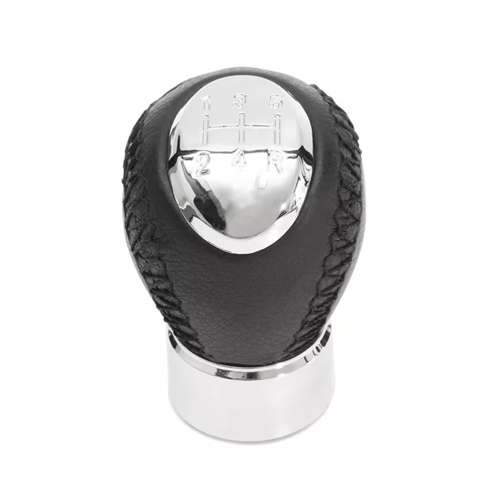 WSBOJXTH Gear Stick Compatible with Mazda for 323/323F BJ 1998-2004 for 626 GF/GW 1997-2002 for PREMACY CP 1999-2005 5 6 Speed MT Gear Shift Knob(Black Stitch 5-Speed)