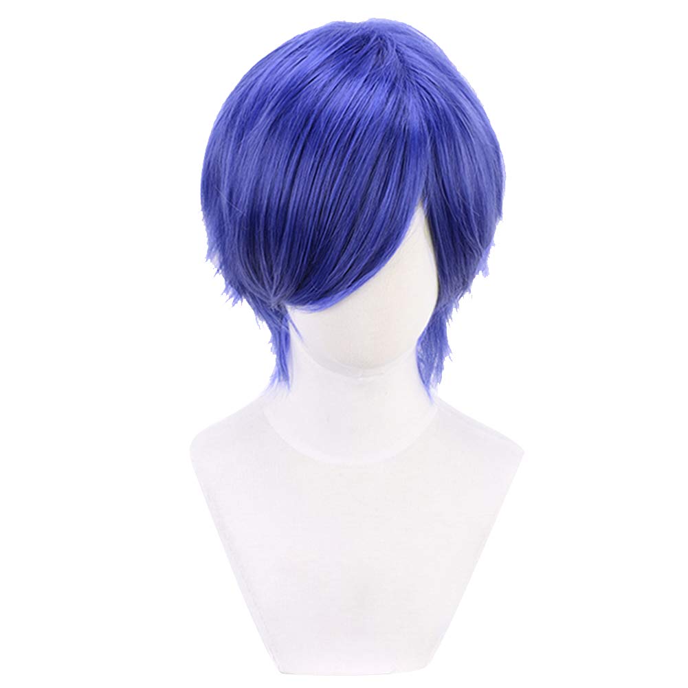 ペルソナ3 結城理ダークブルー ショートウィッグ Amazon.co.jp: ペルソナ3 結城理 ゆうきまこと キタロー 風 コスプレ