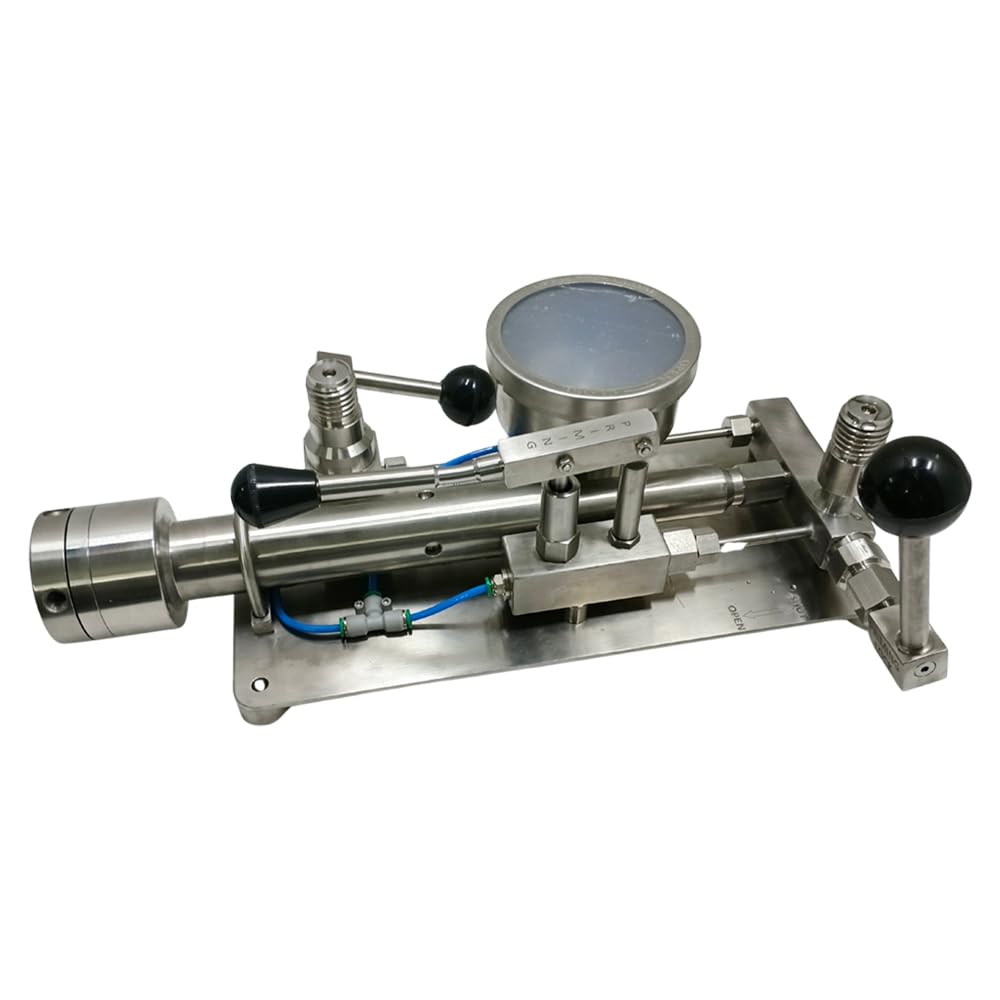 *Spedizione con in 1 giorno* Calibratore di pressione e vuoto da banco per laboratori di calibrazione, prodotti petrolchimici Modello: AI-PCAL1 (0-1000 kg/cm2)