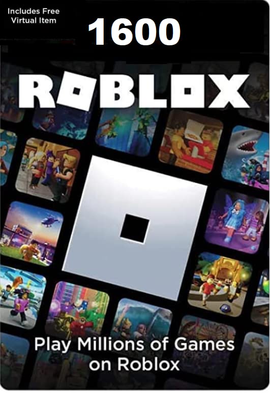Roblox Gift Code - 1600 Roblox Robux 1600 + Bonus Exclusive Virtual Item (Code Only) (B0BVRHXHM1) Amazon Price History, Amazon Price Tracker