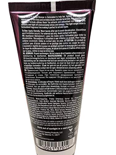 Millennium-Tanning-Solid-Black-FACIAL-BRONZER-Anti-Aging-Firming-Dark-Tanning-Lotion-4-oz Millennium Tanning Solid Black Facial Bronzer, Skin-Firming Tanning Lotion for Face, 4 ounces