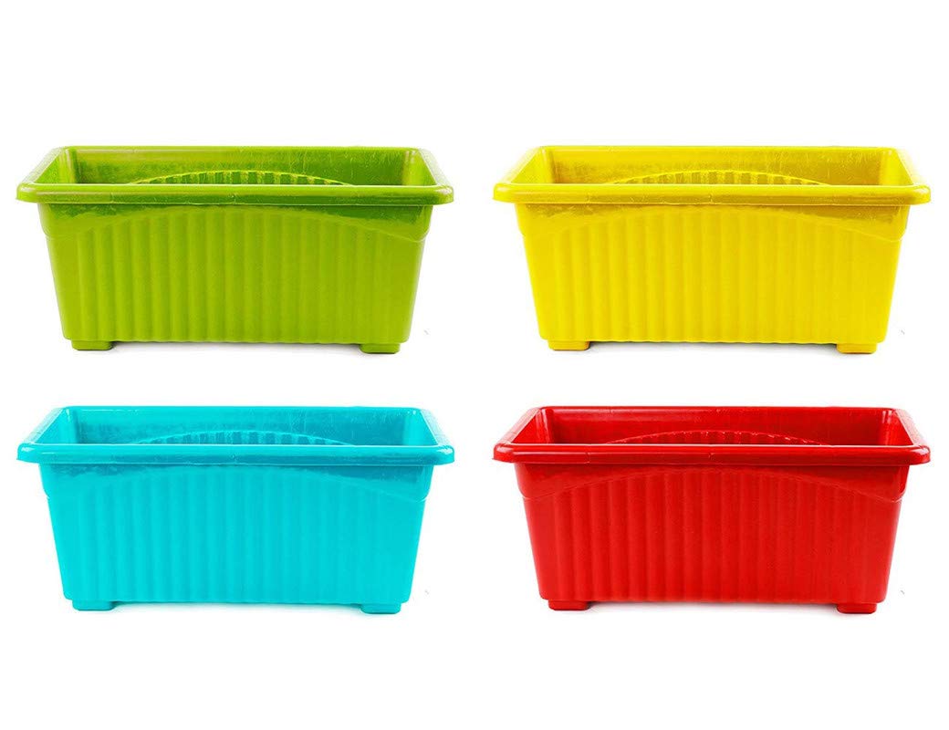 See full amazon price history chart for EaglesFord Rectangular Plastic Pot| Window Planter| Mix|(Set of 4) EaglesFord Rectangular Plastic Pot| Window Planter| Mix|(Set of 4) (B098DNRVGY) Amazon Price History, Amazon Price Tracker