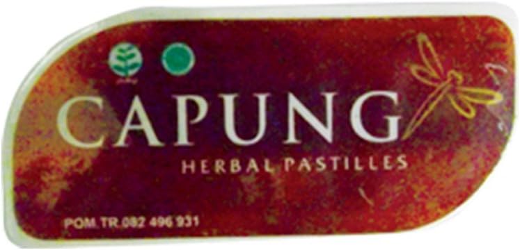 Capung Herbal Pastilles 7 Gram, 4 Slide Box