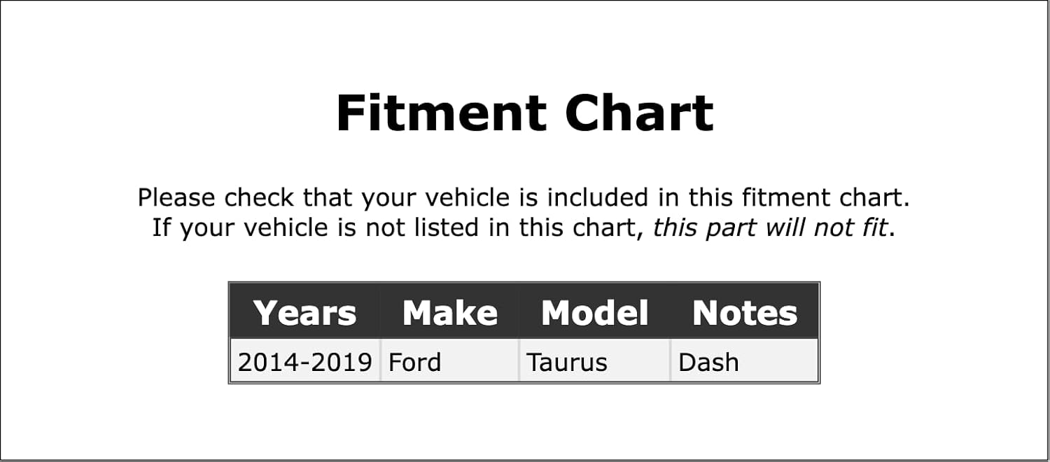 Cabin Air Temperature Sensor Compatible With Ford Taurus 2019 2018 2017 2016 2015 2014 P-2960028
