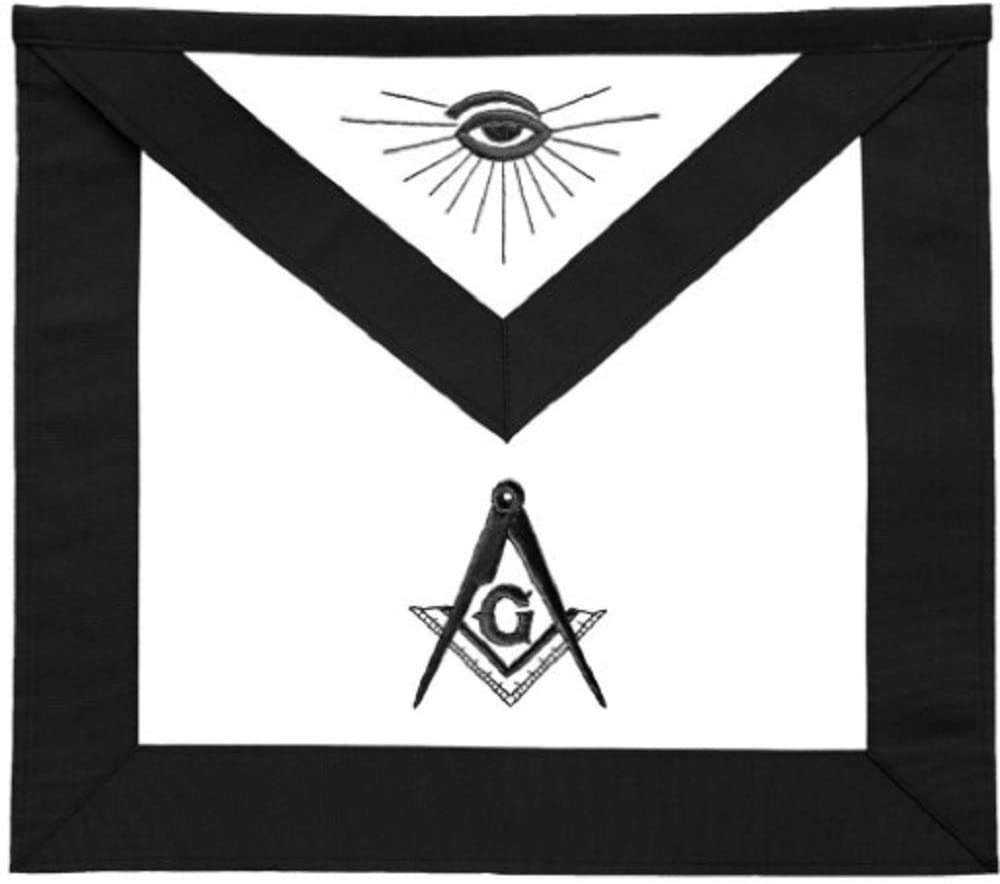 Tablier brodé à la main Master Mason, le cadeau idéal en peau d'agneau