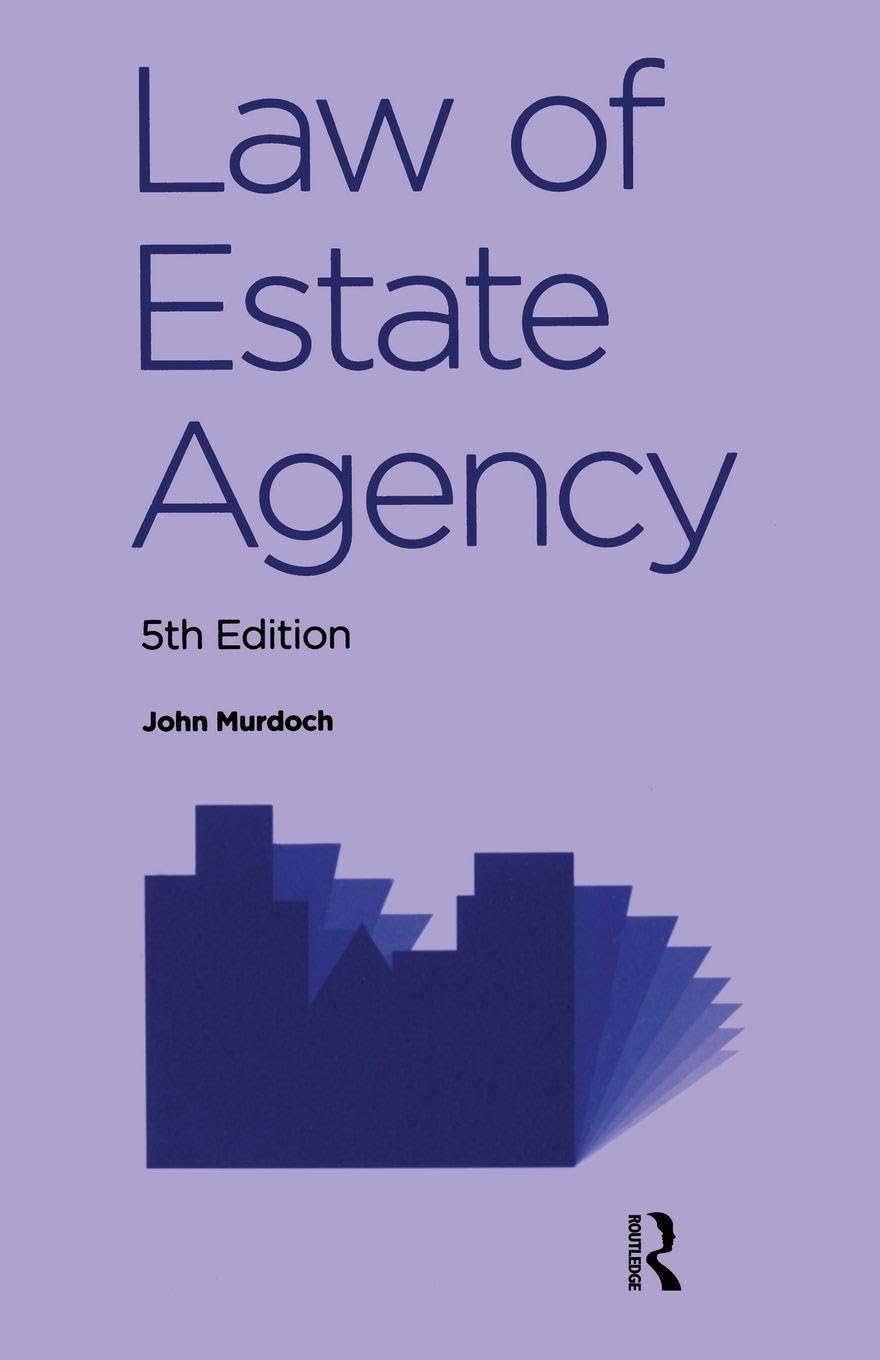 Law of Estate Agency By John Murdoch. 9780728205598