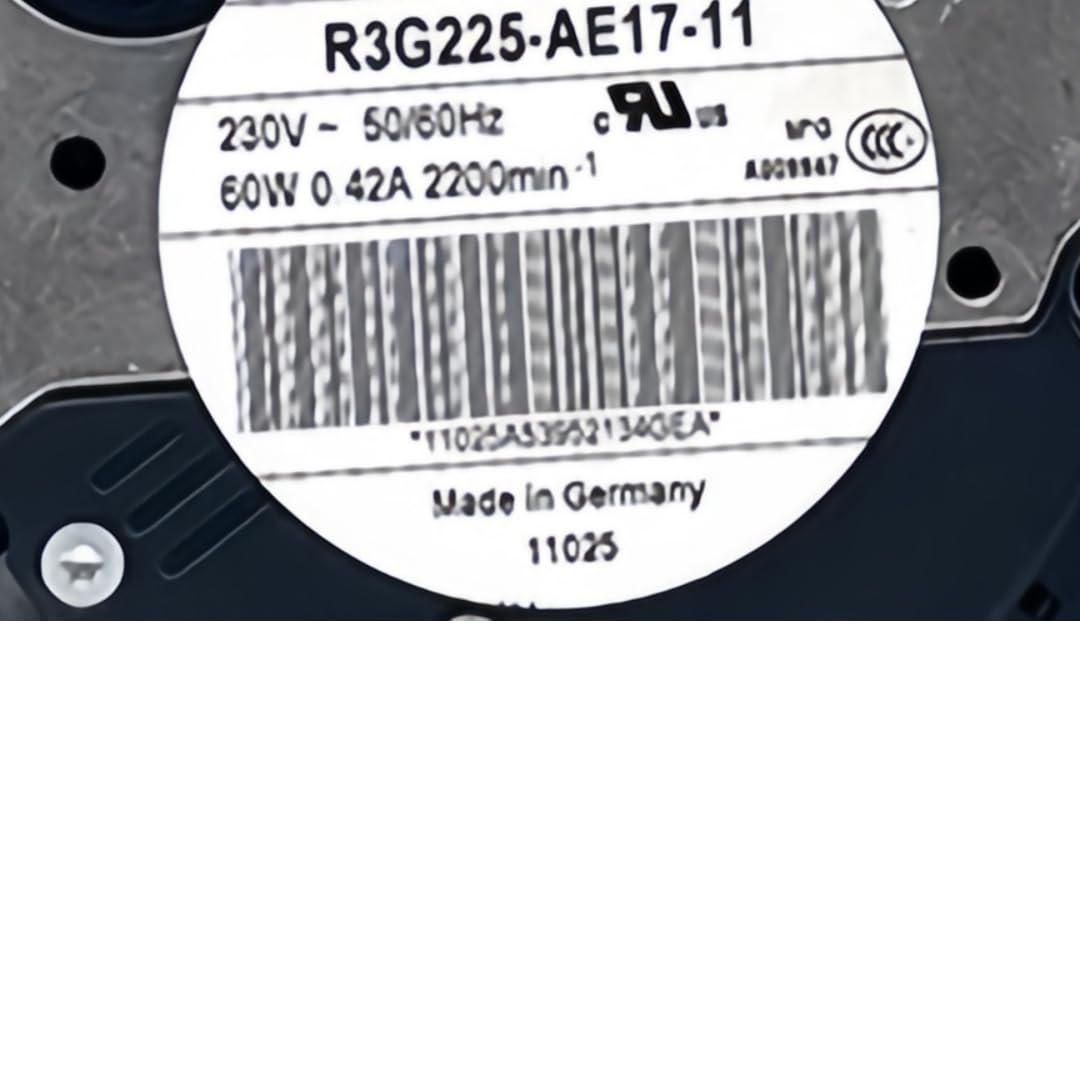 R3G225-AE17-11 230V 0.42A 60W 2200RPM Cooling Fan 6-Wire