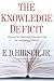 The Knowledge Deficit