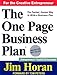 The One Page Business Plan for the Creative Entrepreneur