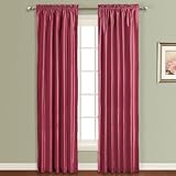 burgundy shower curtain walmart Window Top Type: 1.5-Inch Rod Pocket