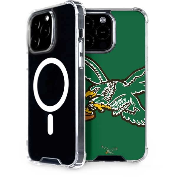 Skinit Phone Case Compatible with MagSafe iPhone 13 Pro Max - Officially Licensed NFL Philadelphia Eagles Retro Logo Design