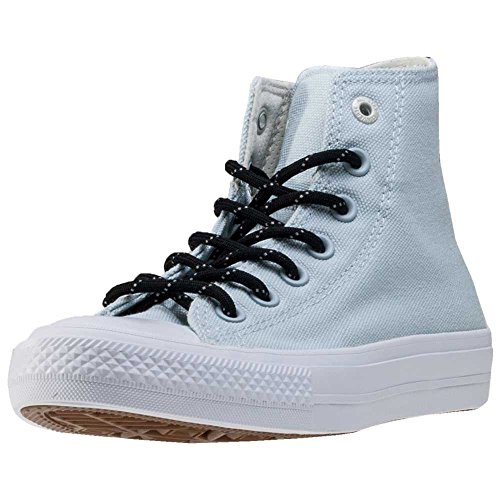 Converse Unisex Chuck Taylor All Star II Hi Fashion Sneaker (9.5 Women/7.5 Men, Polar Blue/Buff/White)
