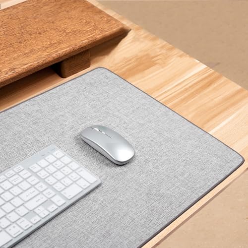 Grand tapis de souris de jeu gris 90x40 cm pour valoriser votre décoration de bureau