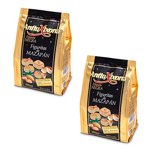 Figuritas de Mazapán Antiu Xixona - [PACK 2 UNIDADES] - Calidad Suprema - 2x100g