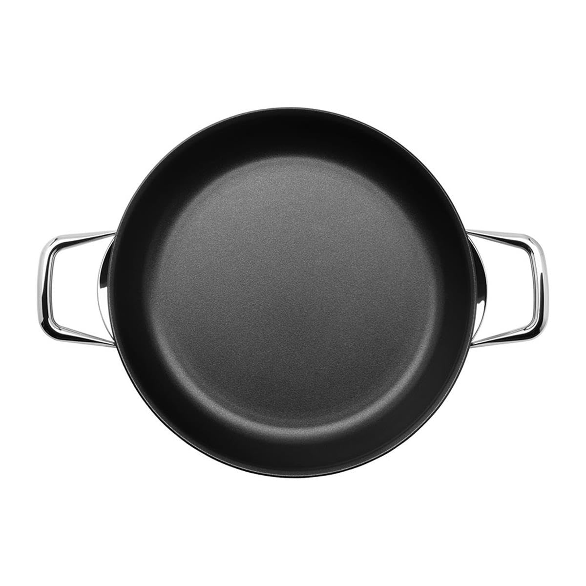 WMF Steak Profi - Sartén para carne (inducción, 24 cm, ideal para saltear afiladas, material multicapa, control rápido de calor, apta para horno)