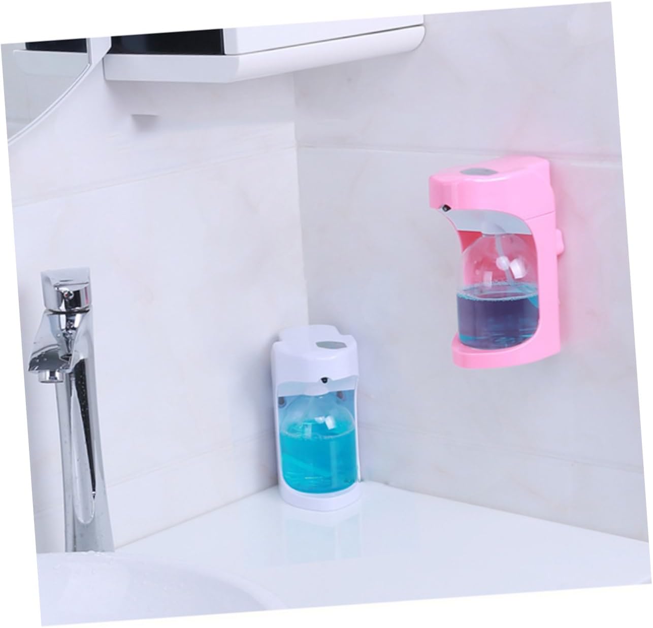 Smart Motion Sensor Soap Dispenser Pump Wall Mount or Countertop Auto Soap Dispenser Touchless Easy to Use