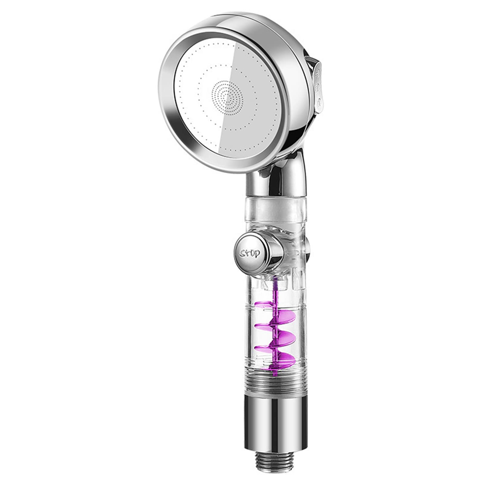 Pommeau de douche turbocompressé pour économie d'eau et haute pression