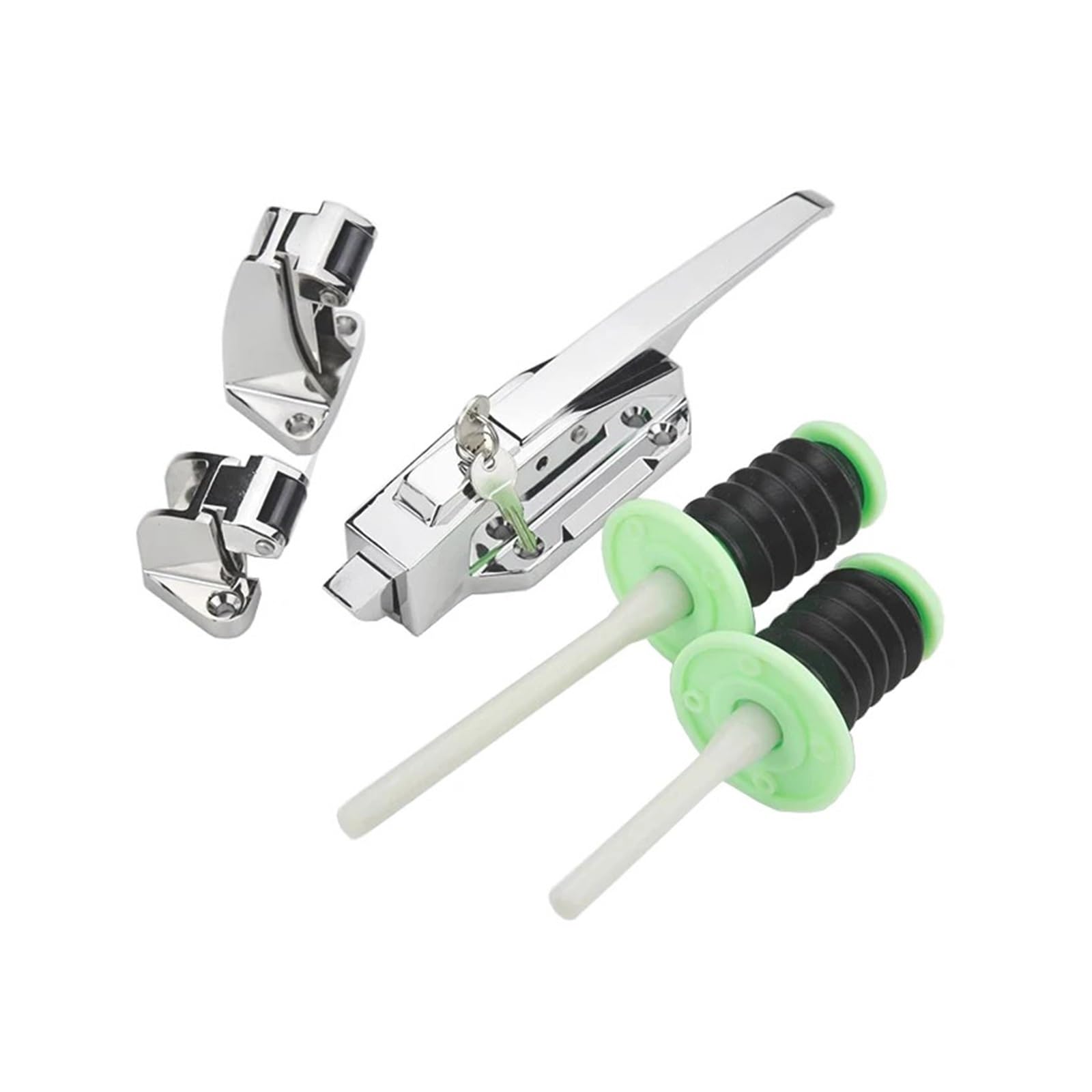 YMUGUEGH 1PCS Door Handle Hinge Knob Lock Cam-lift Latch Hardware Pull Part Industrial(A style)
