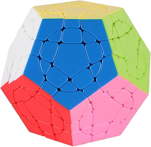Miniatura 4 de Willking Gigaminx - Cubo de velocidad de 12 caras sin pegatinas de 12 caras, cubo de velocidad de 5 x 5 capas Gigaminx 5 x 5