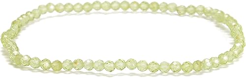 Miniatura 6 de JM Design Pulsera de cuentas redondas facetadas de fluorita 02 de 0.157 in, 7.5 pulgadas de longitud