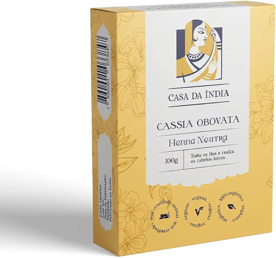 Cassia Obovata (Henna Neutra) - Casa da Índia