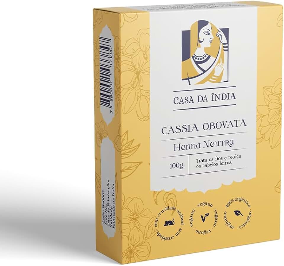 Cassia Obovata (Henna Neutra) - Casa da Índia
