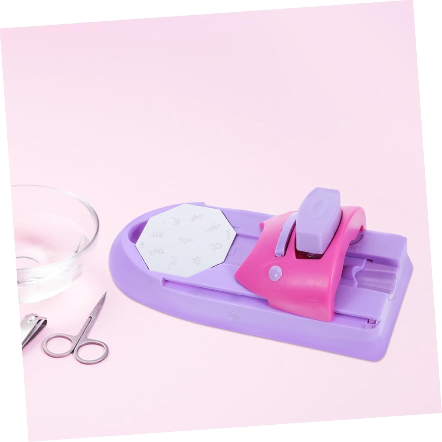 Nail Stamper Kit 12 Stamping Plates DIY Pattern Printing Machine for Nail Manicure Tools