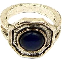 Fashion Vintage Vampire Diaries Ring Mikaelson Originals Family Ring Klaus Rebekah Elijah Finn Kol Mikael's Finger Family Crest Ring Lapis Lazuli Ellipse Ring 8