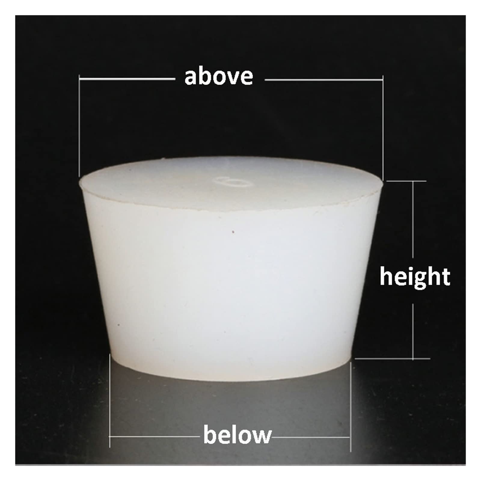 BCOMFY 1Pc Bouchon en Caoutchouc Conique Transparent Bouchons en Silicone Haute température scellant Le Bouchon en Caoutchouc Conique for la Peinture de galvanoplastie (Size : 37x28x30mm 1PC BCOMFY 1Pc Bouchon en Caoutchouc Conique Transparent Bouchons en Silicone Haute température scellant Le Bouchon en Caoutchouc Conique for la Peinture de galvanoplastie (Size : 37x28x30mm 1PC