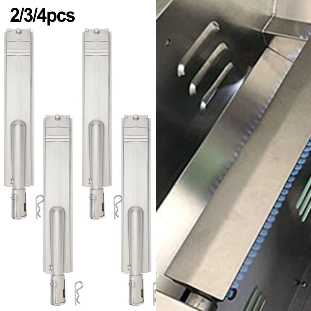 Grillbrenner-Rohre, 40,6 cm, Edelstahl, BBQ-Grillbrenner, robuster Propan, Erdgas, Barbucue-Grillbrenner, Outdoor-Kochteil (3 Stück)