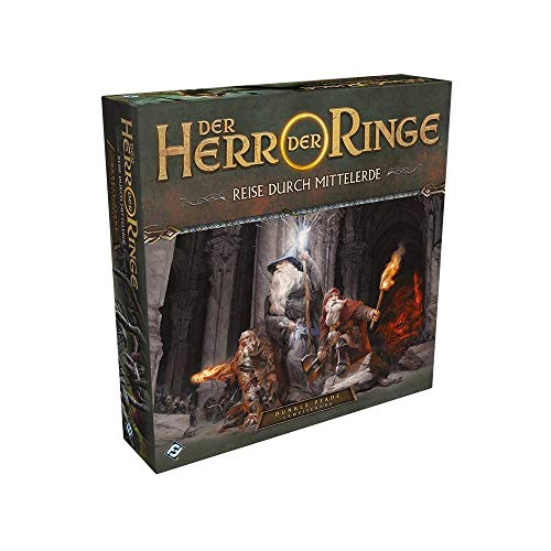 Fantasy Flight Games, Der Herr der Ringe: Reise durch Mittelerde – Dunkle Pfade, Erweiterung, Expertenspiel, Dungeon Crawler, 1-5 Spieler, Ab 14+ Jahren, 60+ Minuten, Deutsch