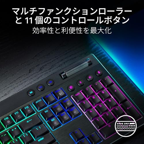 Razer(レイザー) BlackWidow V4 Low-profile HyperSpeed JP Orange Tactile Switch の商品画像 3