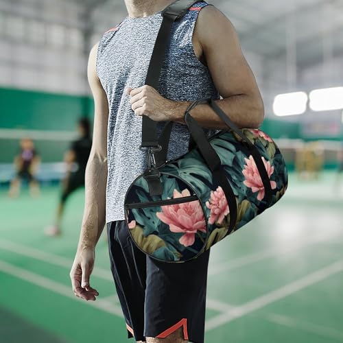 Bolsa de deporte cilíndrica espaciosa para organizar tu ropa de viaje 7