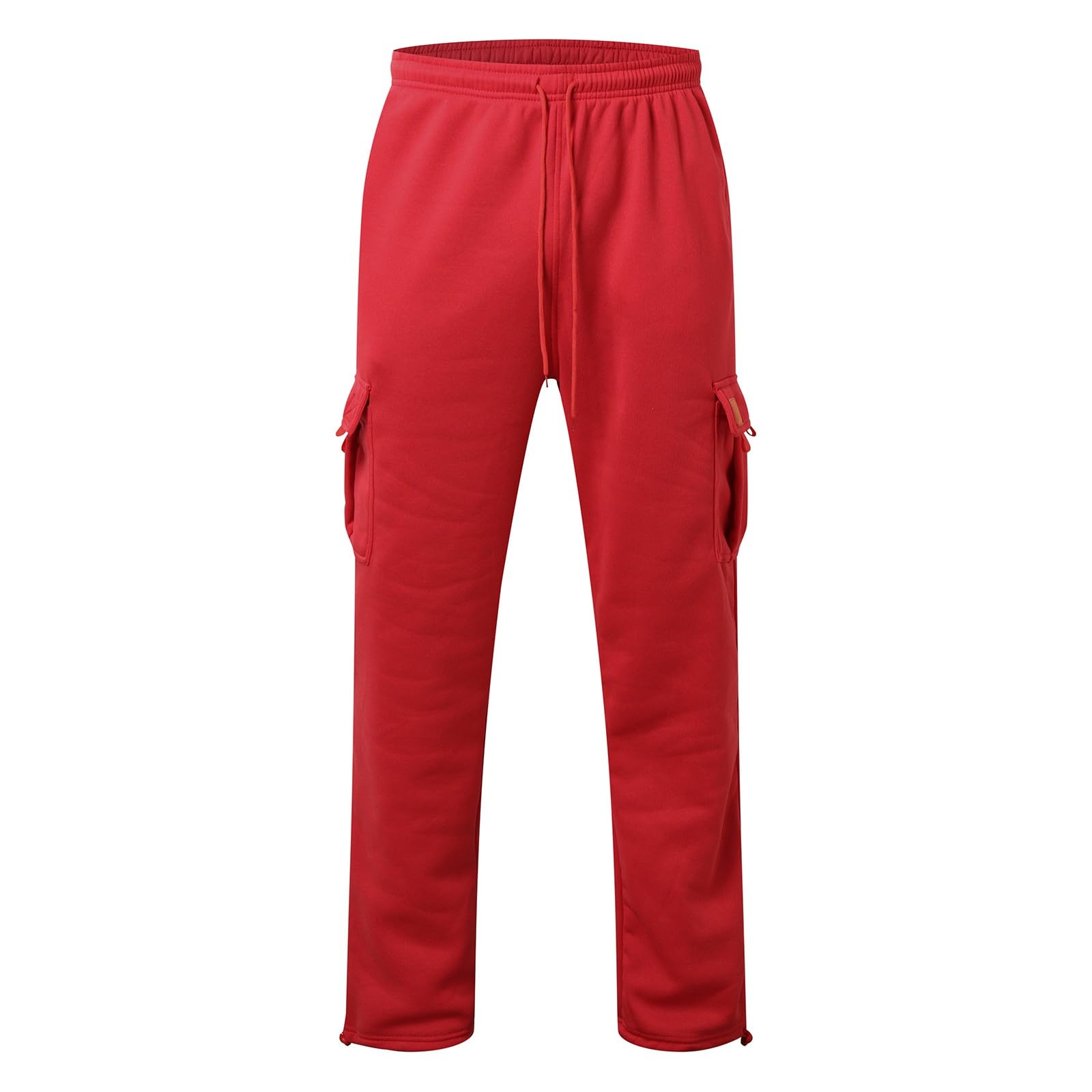 Generisch Pantalones cargo para hombre Slim Fit: pantalones de trabajo con muchos bolsillos pantalones de exterior de tallas grandes pantalones de senderismo forrados de forro polar pantalones