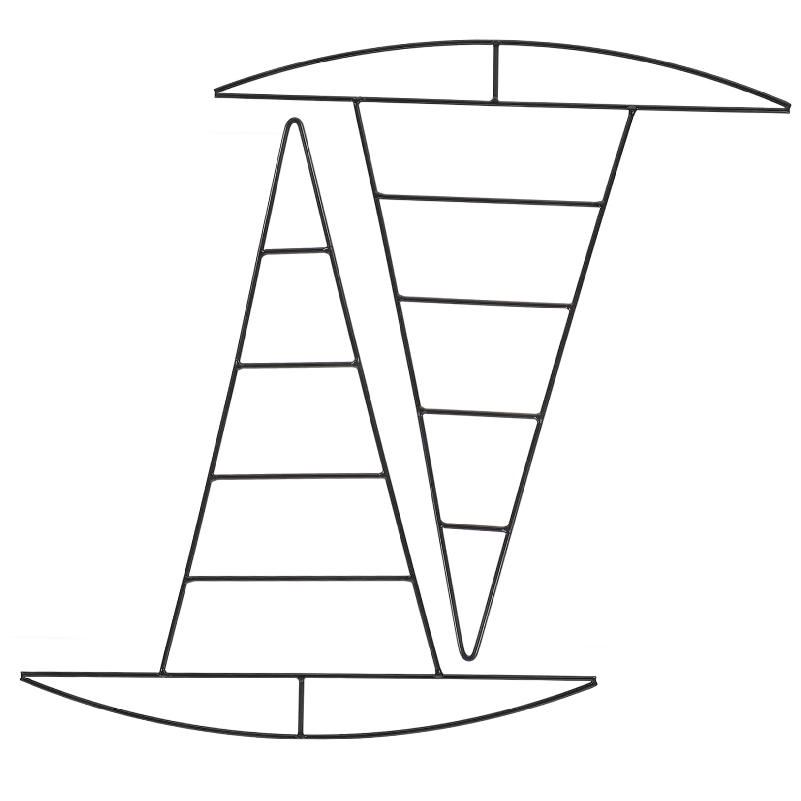 RORPOIR 2pcs Witch Hat Wreath Frame Wire Craft Tools for Halloween Decor Portable and Wreath Making Frame for Room Garden Porch and Party Use