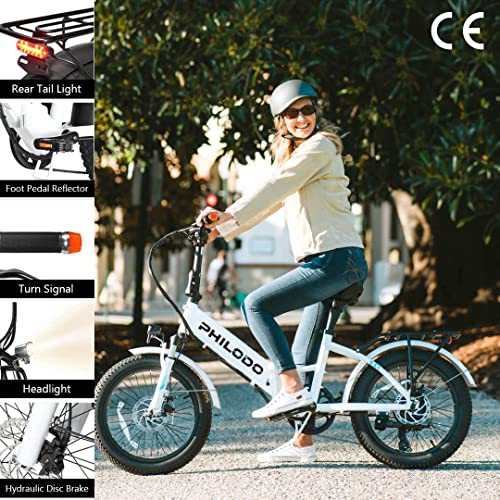 YANGAC 20'' Electric Bikes, Fat Tire Electric Bike for Adults, with 250W Power Motor, 48V 13Ah Removable Li-Ion Battery… - Image 3