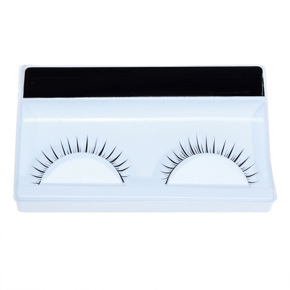 shlutesoy Eyelash with Natural Look 1 Pair Natural Looking Sexy Fake Eyelashes Eye Makeup Short False Lashes Gift