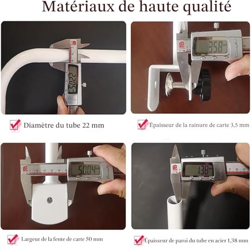 Rails de lit médicaux et barre d'appui de sécurité anti-chute pour adultes - 7