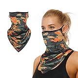 Ocasiones: bandanas de pintura adecuadas para mujeres y hombres en bloqueo solar, ciclismo, fitness, motocicleta, pesca, correr, montañismo, a prueba de polvo o deportes al aire libre. Es portátil, duradero y económico.