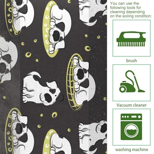 Alfombra de cocina lavable con estampado de perro para un suelo libre de manchas 5