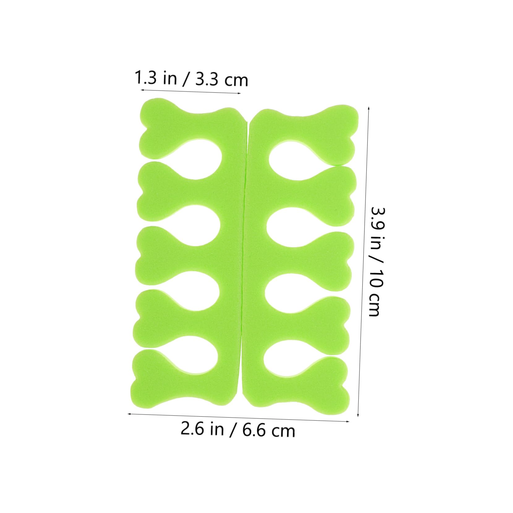 Beatifufu Pinky Toe Separators for Women 100 Pairs Toe Separators for Pedicure Toe Protector Nail Protect