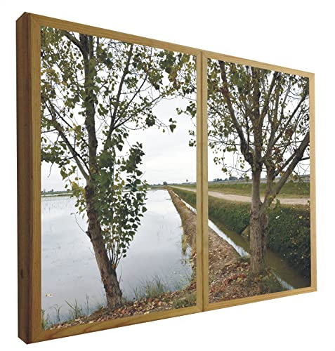 Ventanas Falsas Decorativas Retroiluminadas Vistas al Sendero
