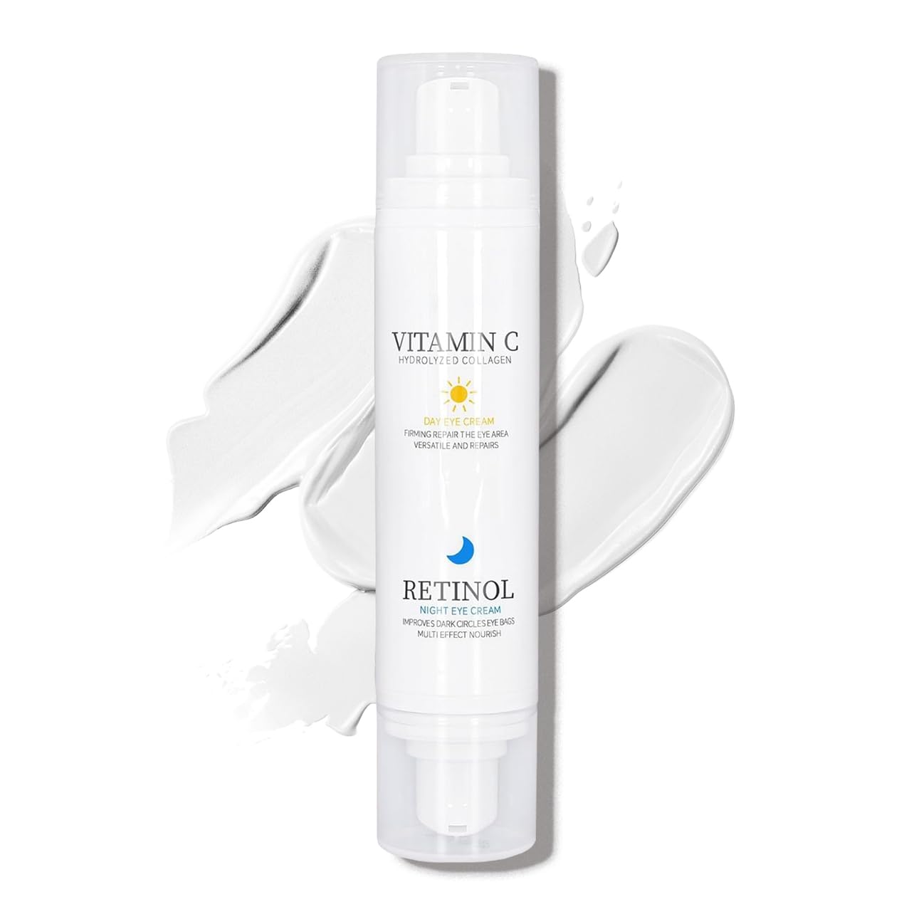 Under Eye Cream for Dark Circles And Puffiness – Vitamin C Eye Cream Anti Aging Firming & Nourishing, Vitamin C & Retinol Cream for Under Eye Care Day & Night Care, Eye Wrinkle Cream for Women & Men