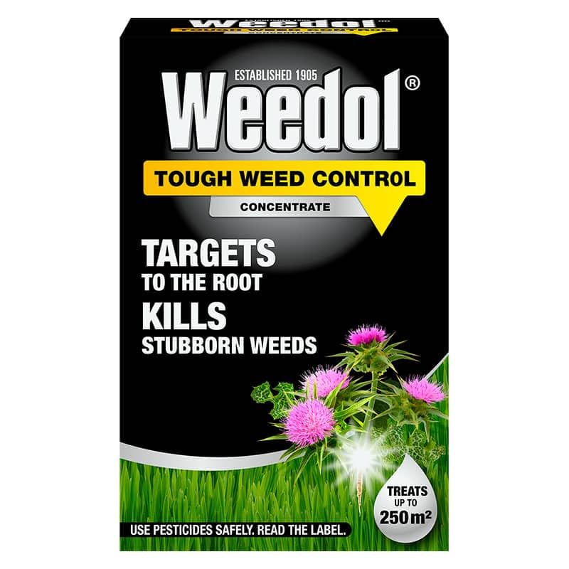 Weedol Tough Weed Control 500ml Concentrate - Effective Lawn and Garden Weed Management Solution for Strong, Persistent Weeds