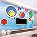 Produktbild Mkkwp Tamaño Personalizado 3D Círculos Abstractos Murales Papel De Pared Flor Árbol Murales Para La Habitación De Los Niños Dormitorio Tv Sofá Fondo De Pantalla250Cmx175Cm