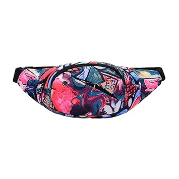 PALAY� Waist Pack Bag, Chest Shoulder Fanny Pack Pouch with 4-Zipper Pockets,Adjustable Belt - image, photos