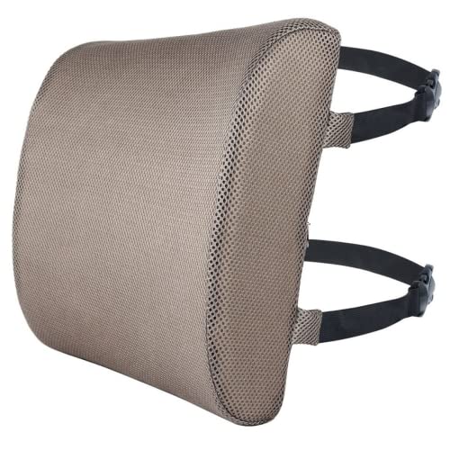 Encosto Lombar Almofada Ortopédica De Cadeira com Alças Ajustávei...