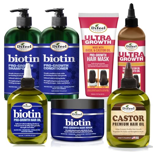 Difeel Biotin Ultra Growth Beauty Bomb 7-Piece Set